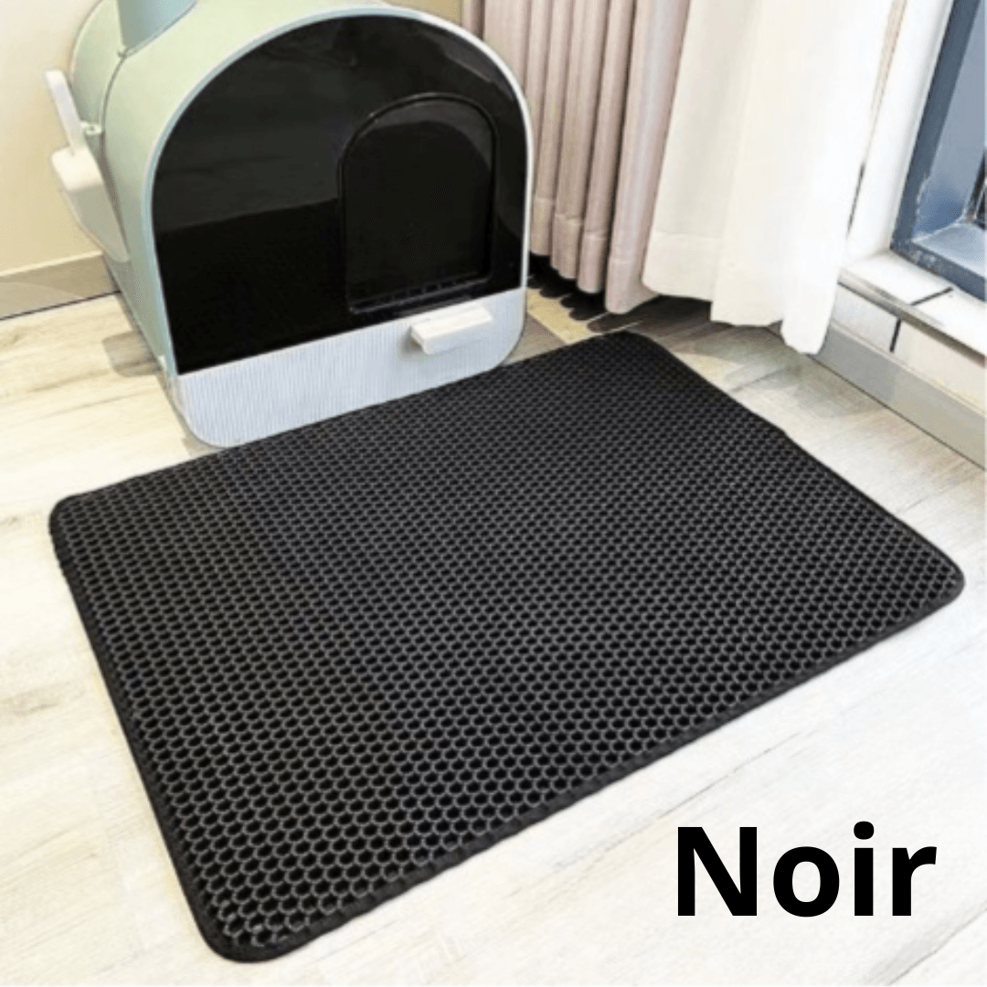 Tapis hygiénique collecteur de litière pour chats