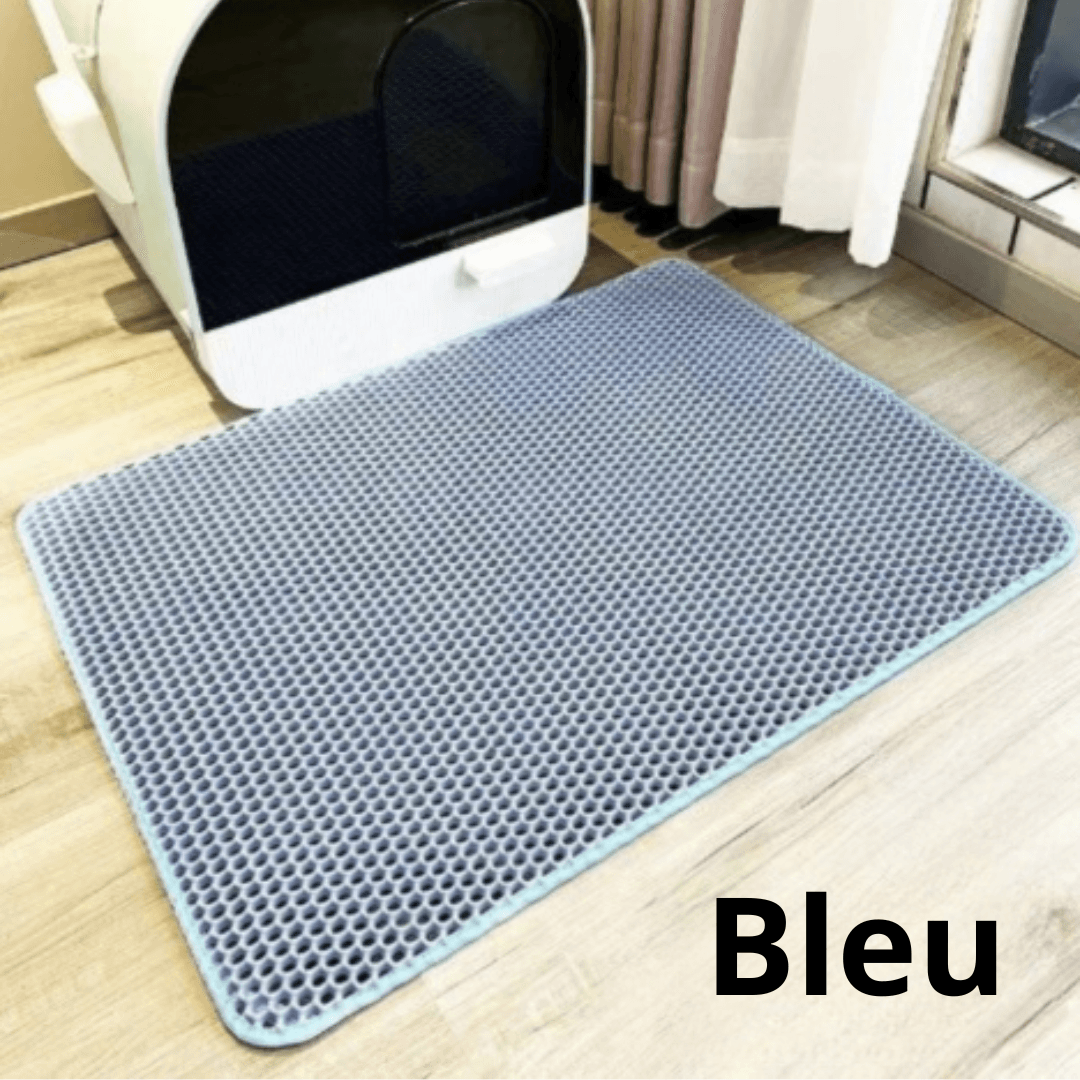 Tapis hygiénique collecteur de litière pour chats