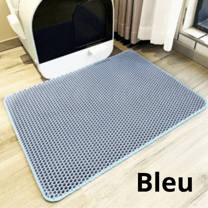 Tapis hygiénique collecteur de litière pour chats