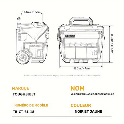 Organisateur à outils XL à grande ouverture