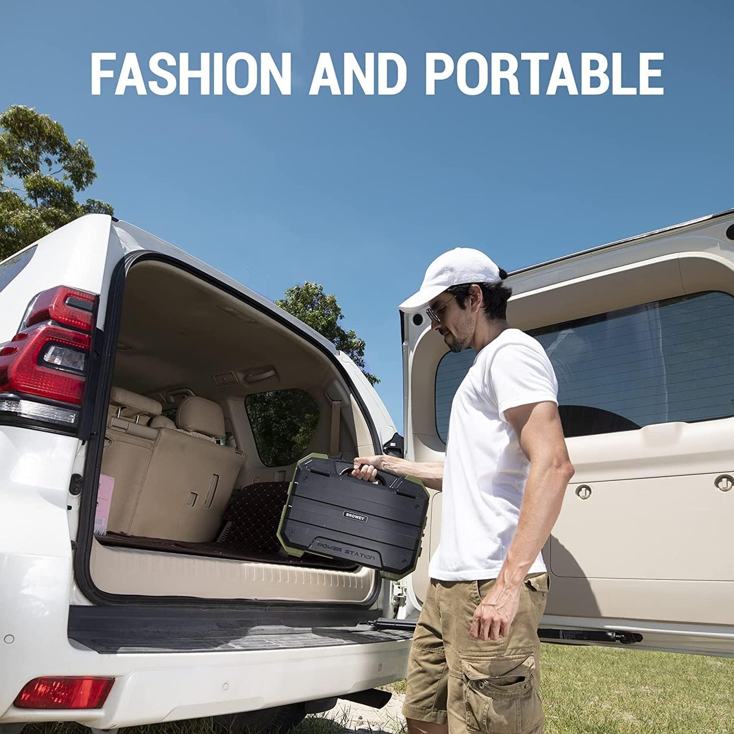 Centrale électrique portable avec panneau solaire de 30 W