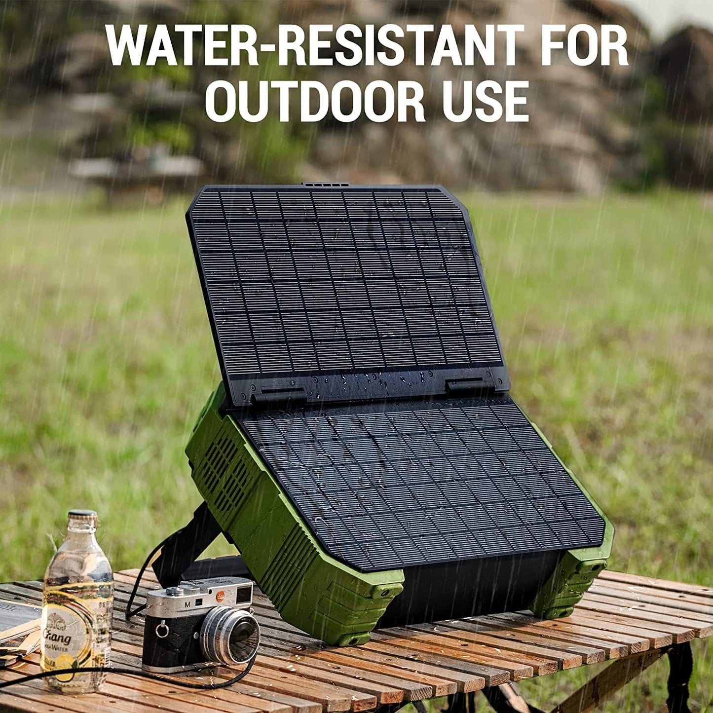 Centrale électrique portable avec panneau solaire de 30 W