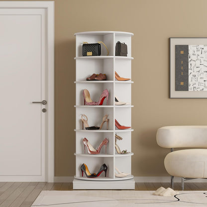 Range-chaussures rotatif à 360 degrés