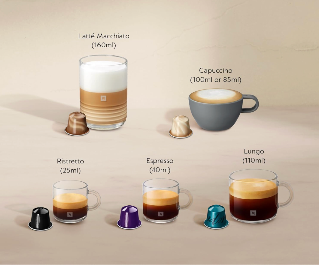Machine à café automatique - De'Longhi Nespresso Lattissima One ☕️🎁 +100 capsules GRATUITES