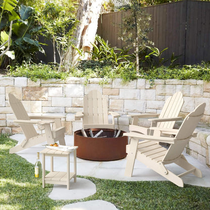 Miranda Foldable Adirondack Chairs with Cup Holders