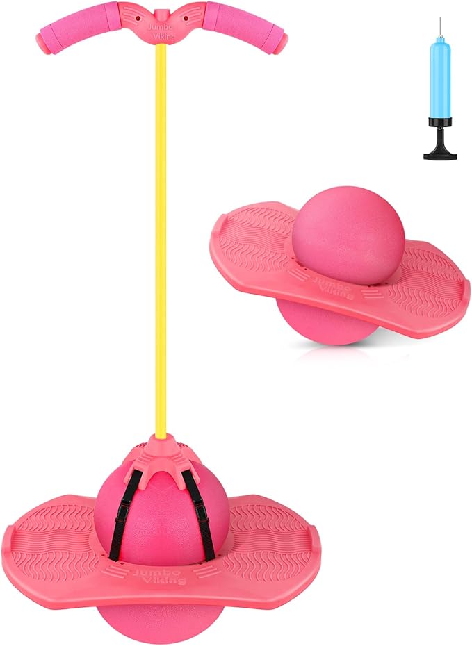 Palla da salto per l’equilibrio con maniglia e pompa per pallone