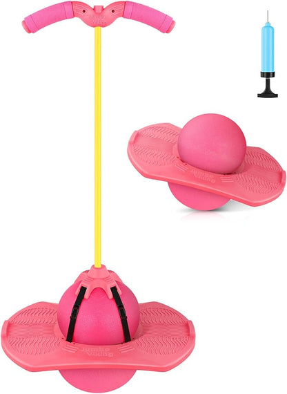 Palla da salto per l’equilibrio con maniglia e pompa per pallone