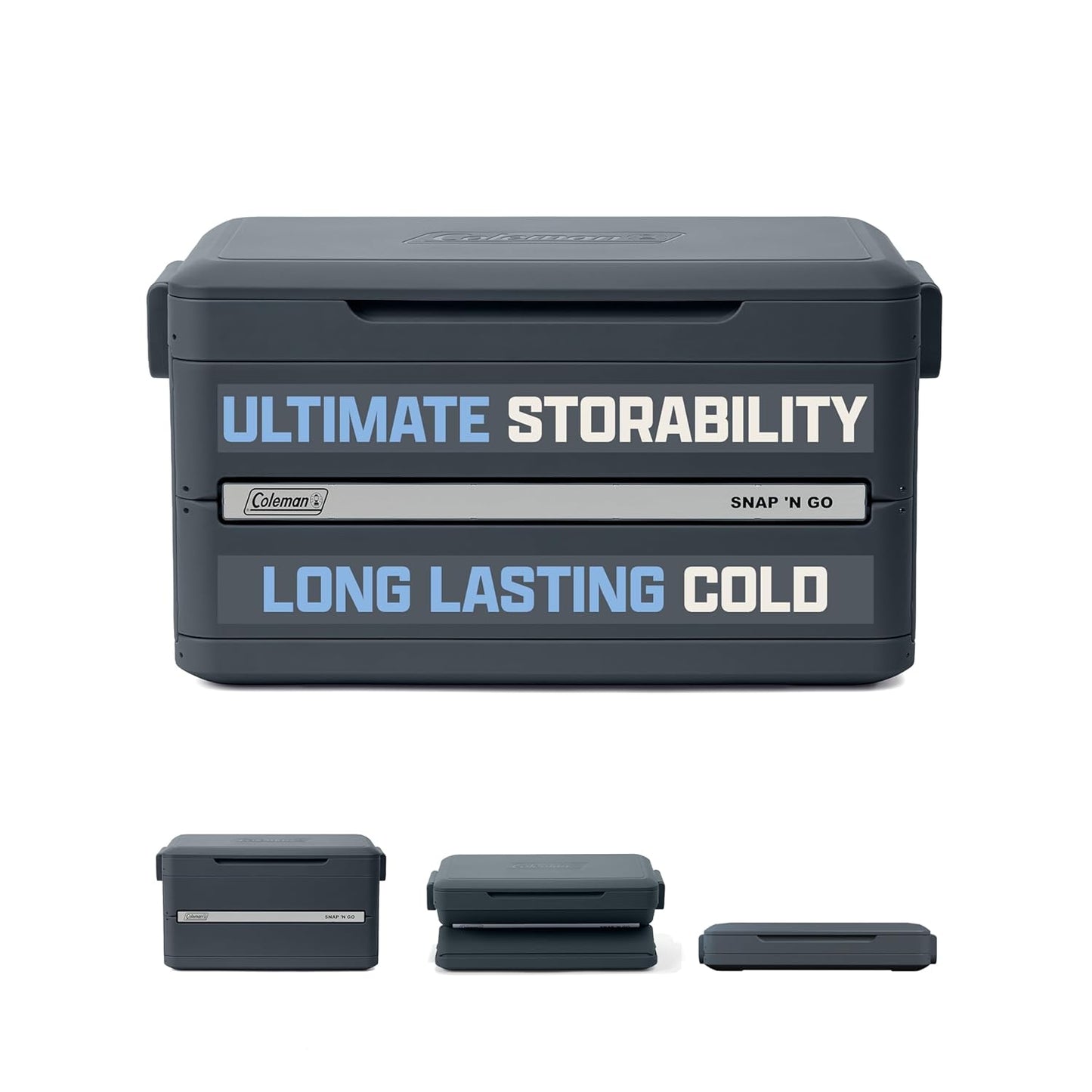 Coleman Snap ‘N Go 45QT Borsa Frigo Rigida Pieghevole – 55H Freddo, Fodera Removibile 🧊