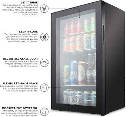 Mini Frigorifero Ivation da 126 Lattine