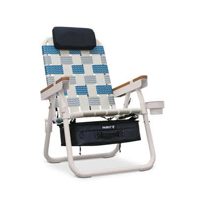 Fauteuil de luxe d'extérieur avec glacière et sangles de transport