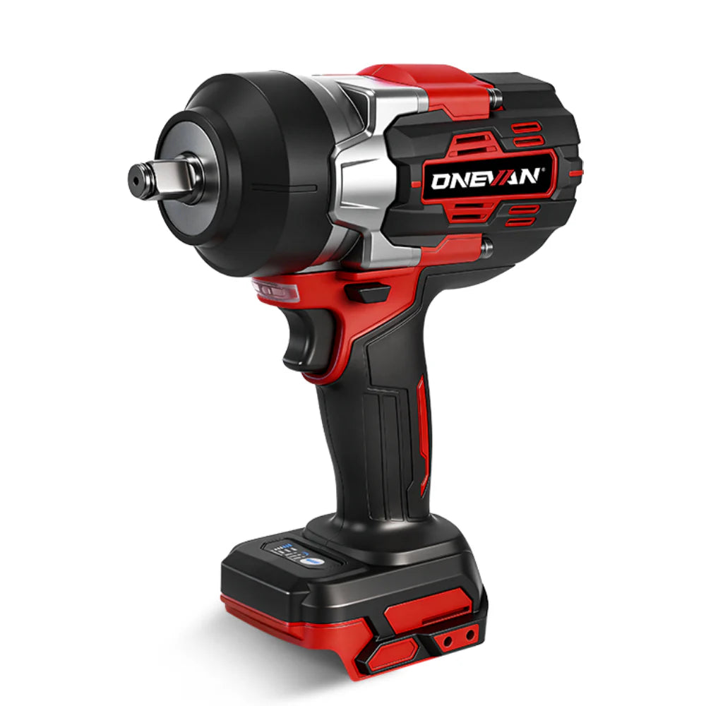 ONEVAN Visseuse à Chocs Sans Fil Brushless 1/2" de 2800 N·m | Compatible avec Batterie Makita 18V